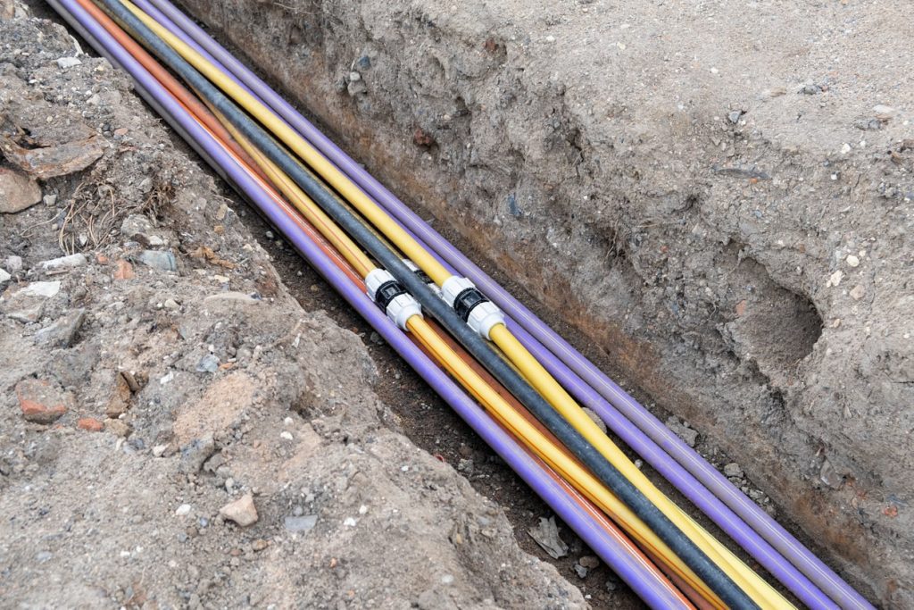 cables running underground